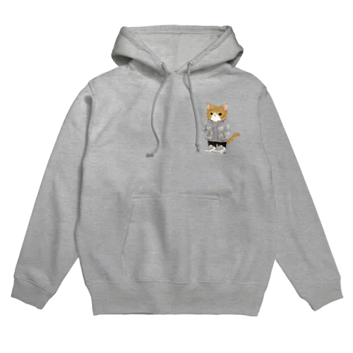 JACKET CAT　スニーカーを履いた猫のブランド Hoodie