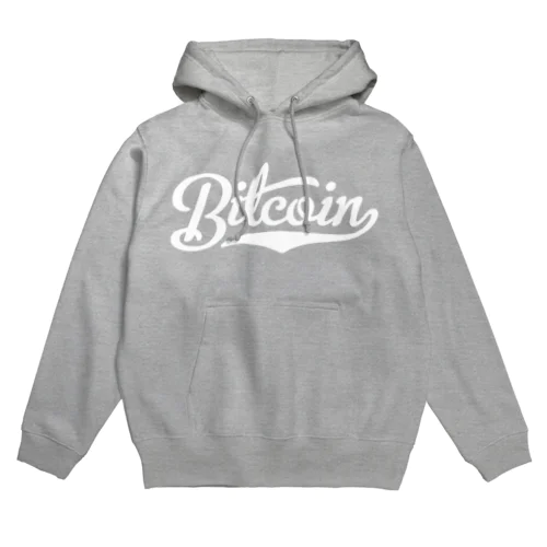 bitcoin #1 white font Hoodie