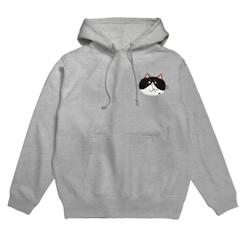 お茶目白黒ハチワレ猫 Hoodie