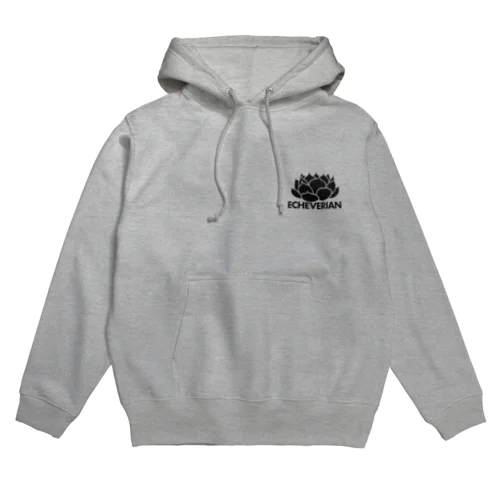 エケベリアンロゴ（黒） Hoodie