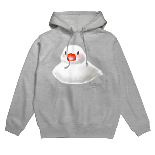 おすわりポチャ白文鳥ちゃん Hoodie