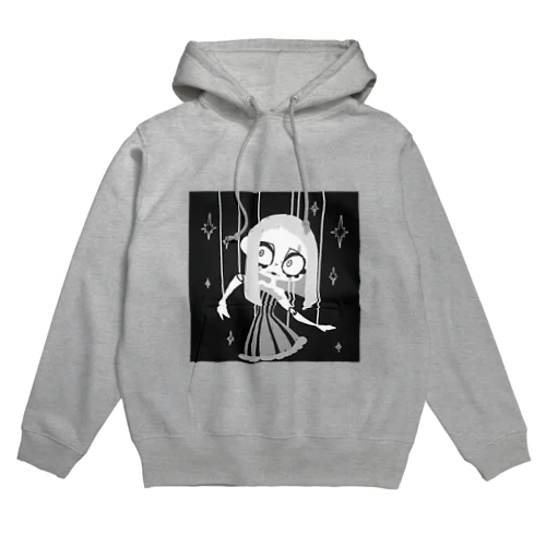 スプーク・マリオネット・サーカス・モノクロ Hoodie