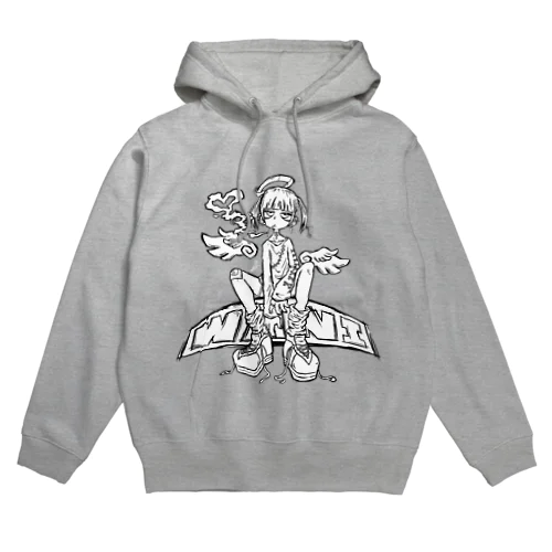 smoking angel Hoodie