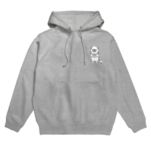 ぽちゃっとパグ Hoodie