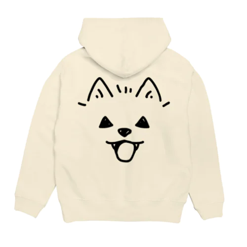 バックプリント 近すぎるポメラニアン03　ハロウィン Hoodie