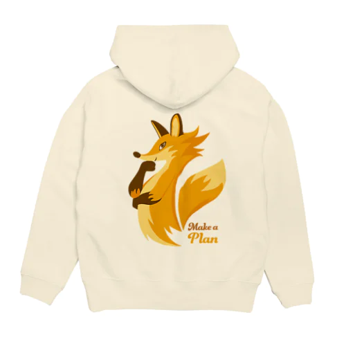 計画を練るキツネ Hoodie