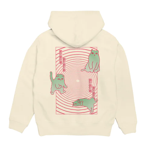 猫対猫対猫 Hoodie