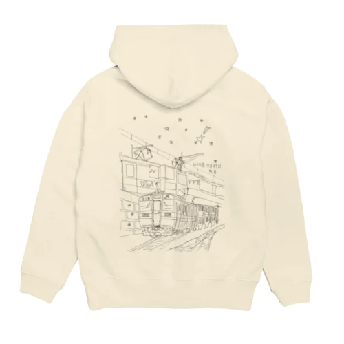 夜に走る2500系 Hoodie