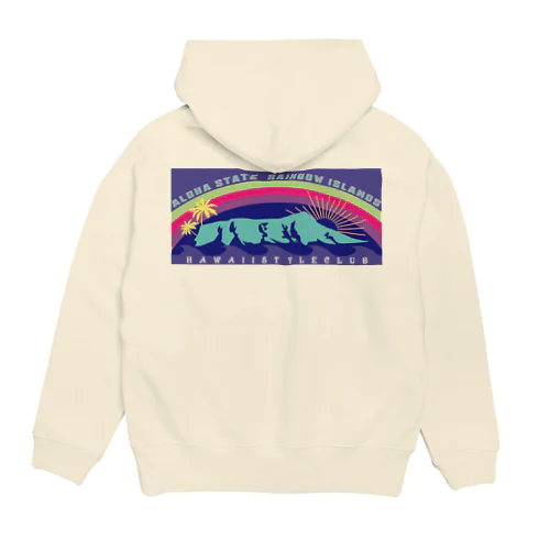 〔Back Print〕 Hawaiian monument Hoodie