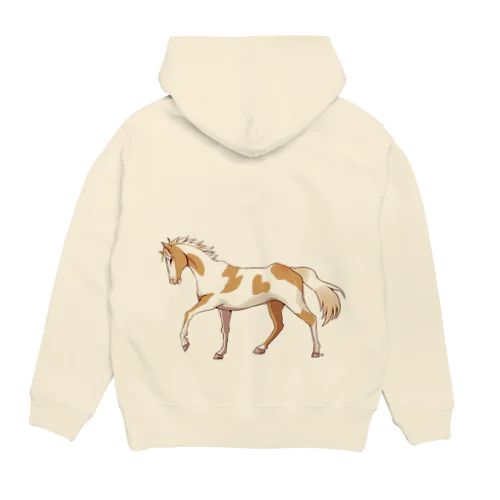 ぶち毛の馬 Hoodie