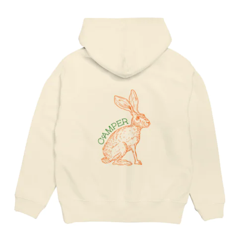 CAMPER animallogo パーカー