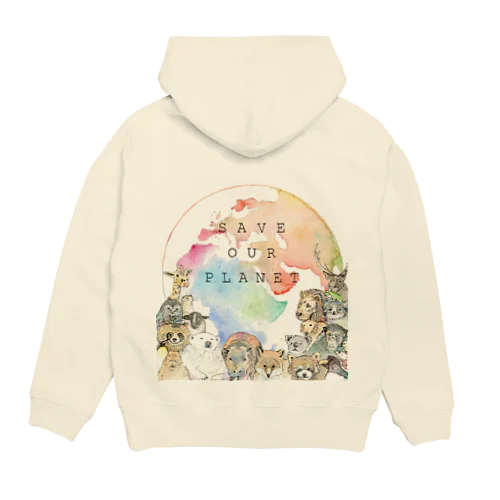 Save our PLANET【文字入り】 Hoodie