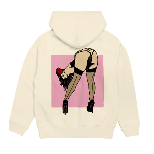 ピンナップガール うの（カラー） Hoodie