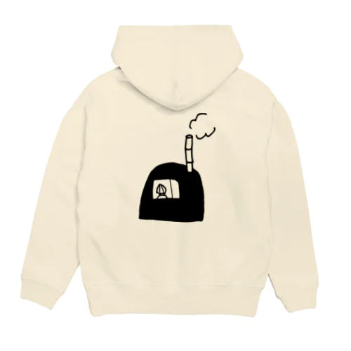 背面テントサウナ Hoodie