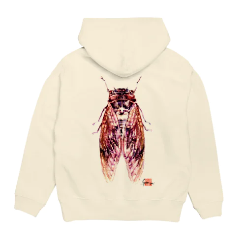 アブラゼミ・crayon Hoodie