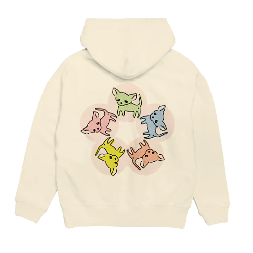 ゆるチワワ（フラワーサークル） Hoodie