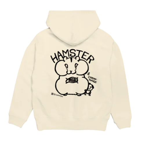 『HAMSTER & CHONMAGE』 Hoodie