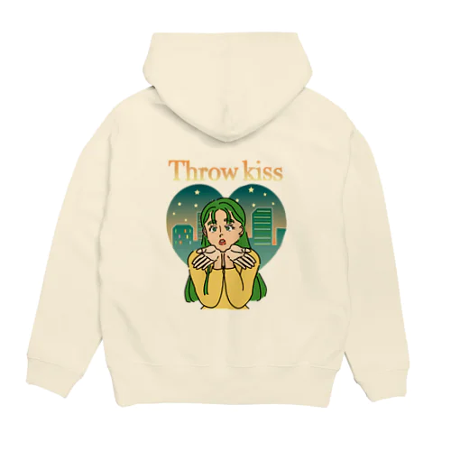 投げキッス女の子 Hoodie