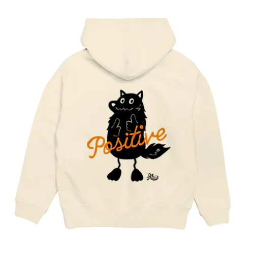 ポジティブ犬 Hoodie