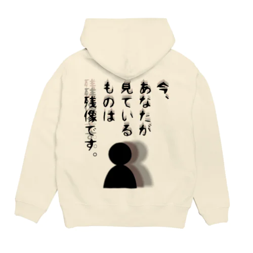 今、あなたが見ているものは残像です。 Hoodie