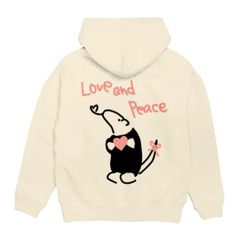 【バックプリント】Love and Peace Hoodie