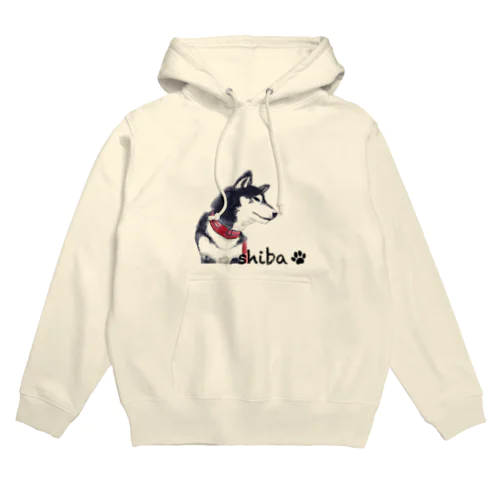 黒柴くん Hoodie