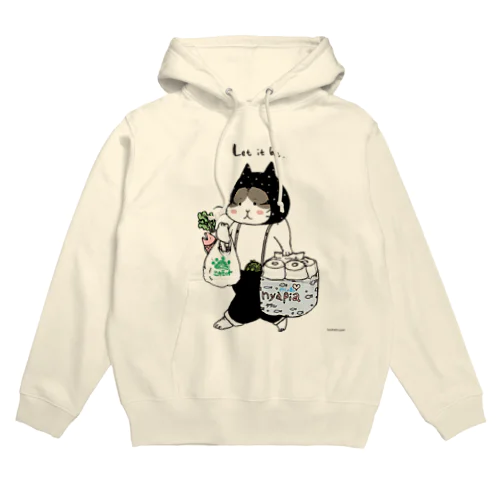 お買い物ねこ Hoodie