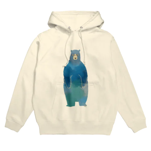 くまだ　めがね Hoodie