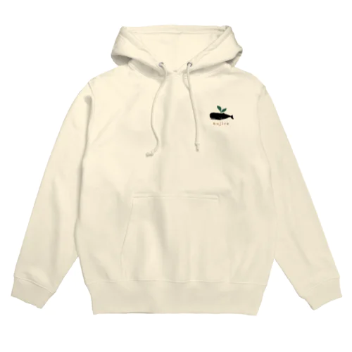 kujiracamp 茶文字 Hoodie