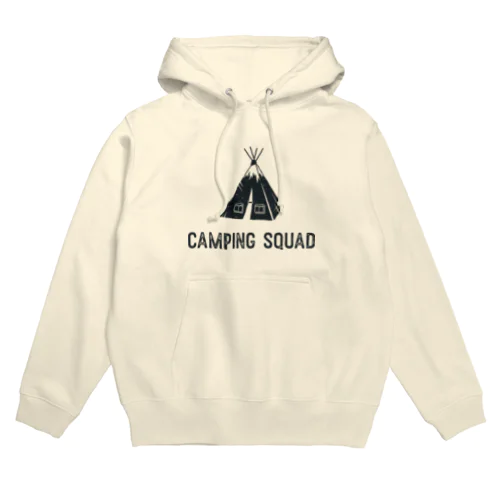 キャンピングスクワッド　アウトドア　キャンプ Hoodie