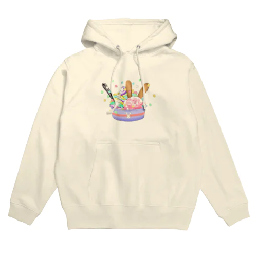 うさカップアイス Hoodie