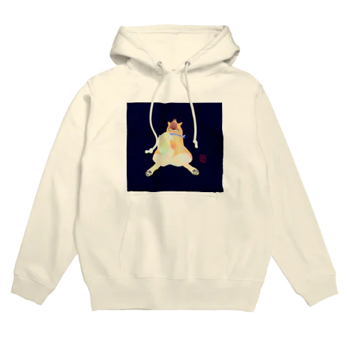 もふもふしっぽのりすさんと柴犬さん Hoodie