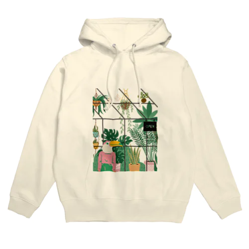 南国の観葉植物店 Hoodie