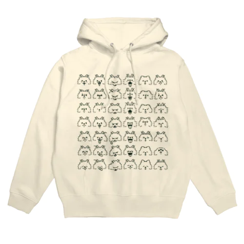 ポメラニアンぎっしり Hoodie