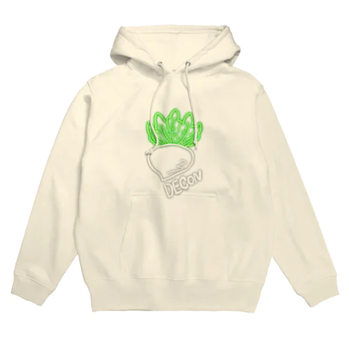 大根　でこん Hoodie