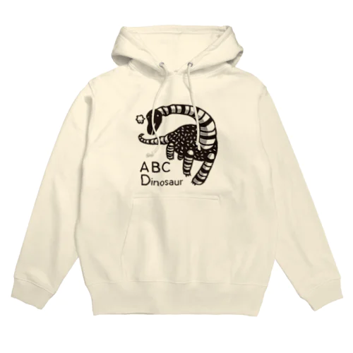 ブラキオサウルス　モノクロ Hoodie