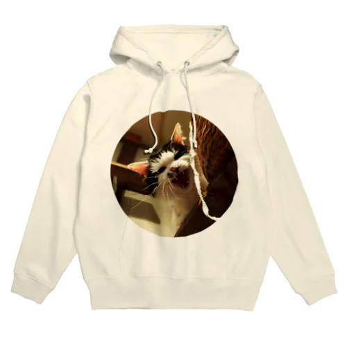 強面のねこ　チビゴン　その1 Hoodie