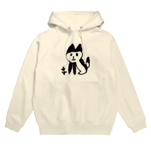 白黒ネコ Hoodie