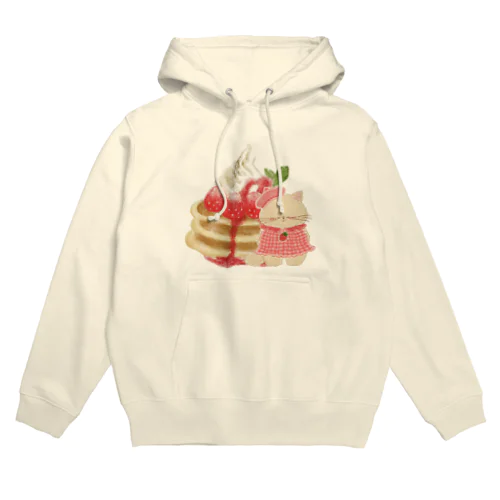 プーミーちゃんといちごのパンケーキ Hoodie