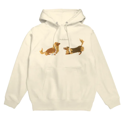 守護ダックスフンド　guardian dachshunds Hoodie