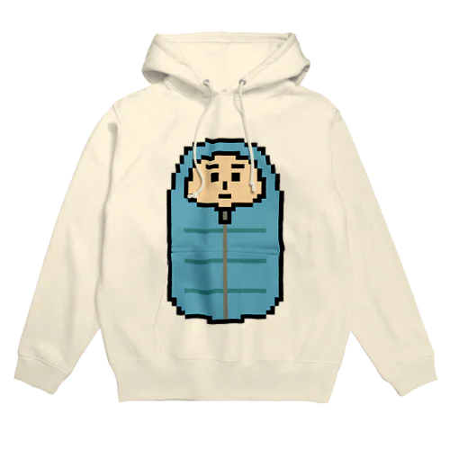 寝袋（ドット絵） Hoodie