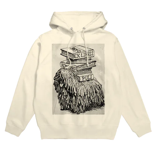 EX-libris  犬の蔵書票 Hoodie