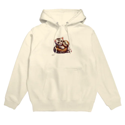 アメショーとなまけものくん Hoodie