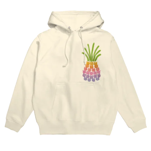 24猫パイナップル Hoodie