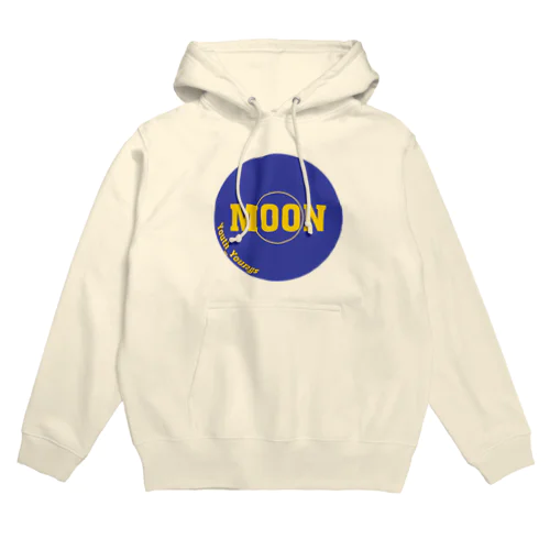 宇宙をイメージ「ムーン」グッズ Hoodie