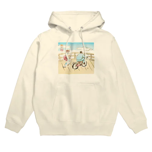 9月場所！遊女と力士が両国橋で恋に落ちたよ 柄 Hoodie