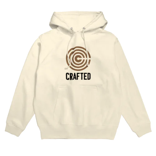 CRAFTED　黒ロゴ Hoodie