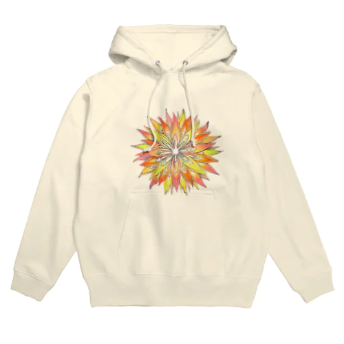 花のような柄 Hoodie