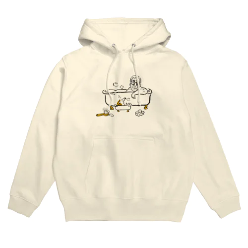 Oldman in the bath Hoodie