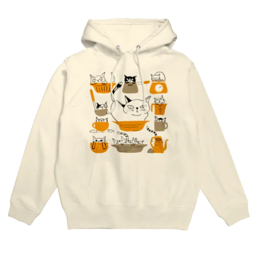 キッチンNeko Hoodie